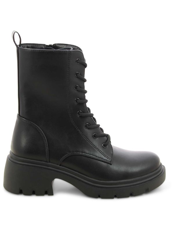 מגפונים צבאיים עם רוכסן צד לנשים