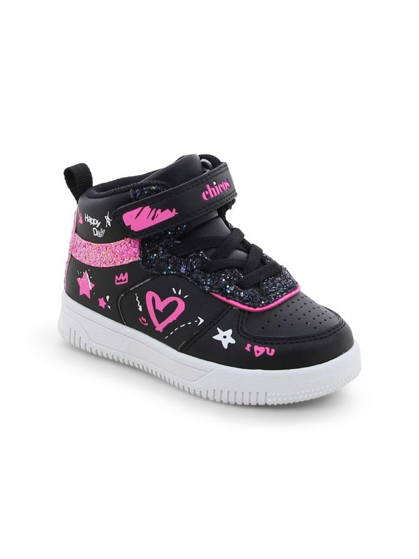 נעלי סניקרס CHICOS דוגמת לבבות לילדות