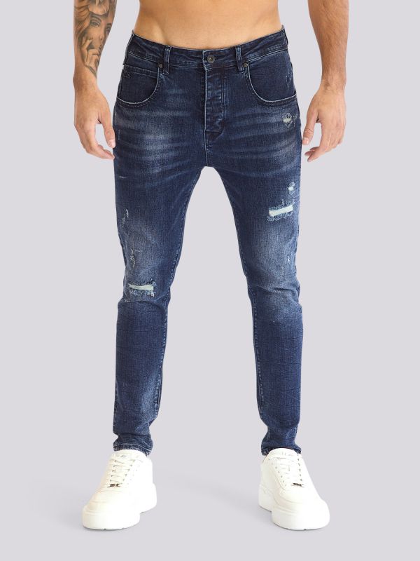 מכנסי ג?ינס COLIN בגזרה מודרנית ונינוחה לגברים