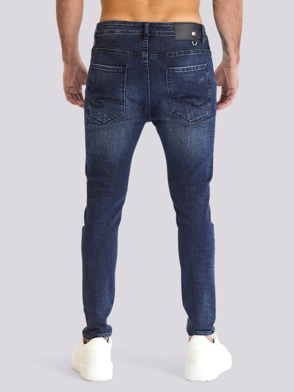 מכנסי ג?ינס COLIN בגזרה מודרנית ונינוחה לגברים