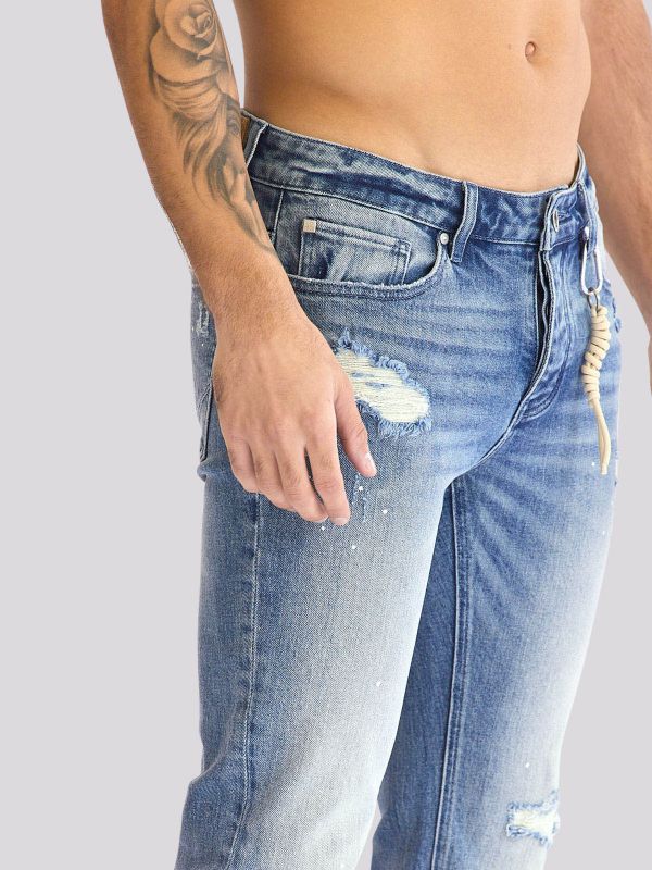 מכנסי ג?ינס ACID MARTIN בגזרה ישרה