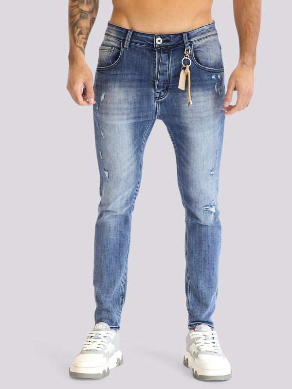 מכנסי ג?ינס COLIN בגזרה מודרנית ונינוחה לגברים