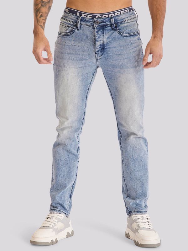 מכנסי ג?ינס MARTIN במראה דנים נקי לגברים