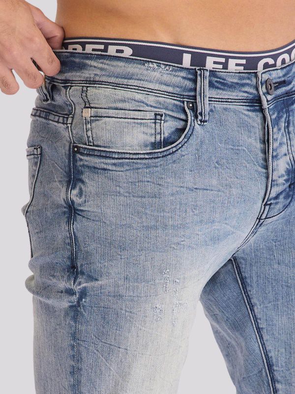 מכנסי ג?ינס MARTIN במראה דנים נקי לגברים