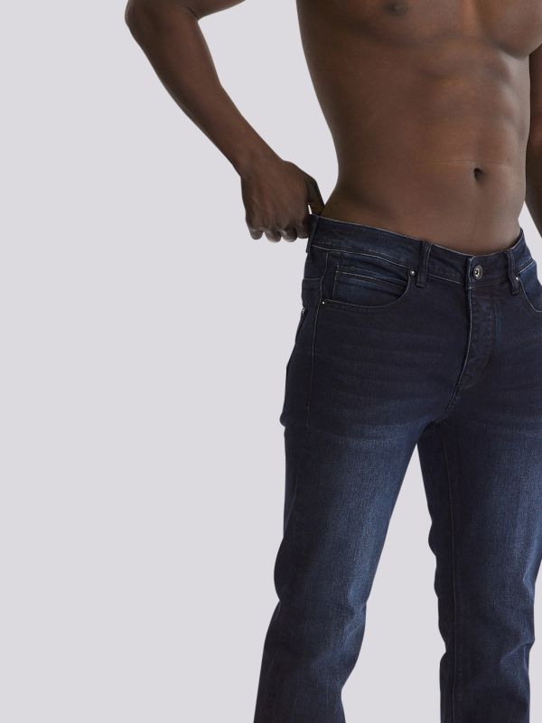 מכנסי ג?ינס ROOK בגזרה רגילה ונינוחה לגברים