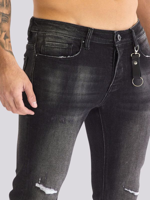 מכנסי ג?ינס MARTIN בגזרה ישרה ואותנטית לגברים