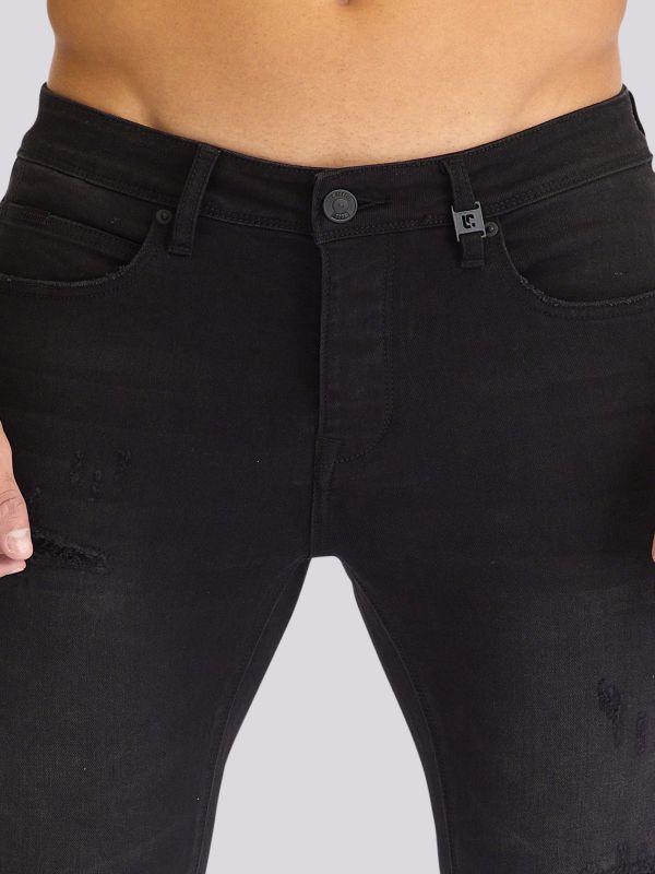 מכנסי ג?ינס MARTIN במראה דנים שטוף לגברים