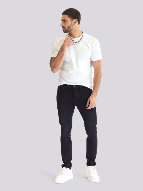 מכנסי ג?ינס SLIM MARTIN בגזרה צרה ומודרנית לגברים