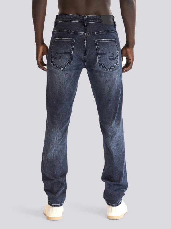 מכנסי ג?ינס ROOK בגזרה רגילה ונינוחה לגברים