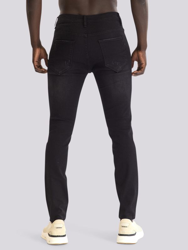 מכנסי ג?ינס SLIM MARTIN בגזרה צרה ומחטבת לגברים