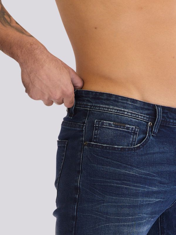 מכנסי ג?ינס MARTIN במראה דנים אותנטי לגברים