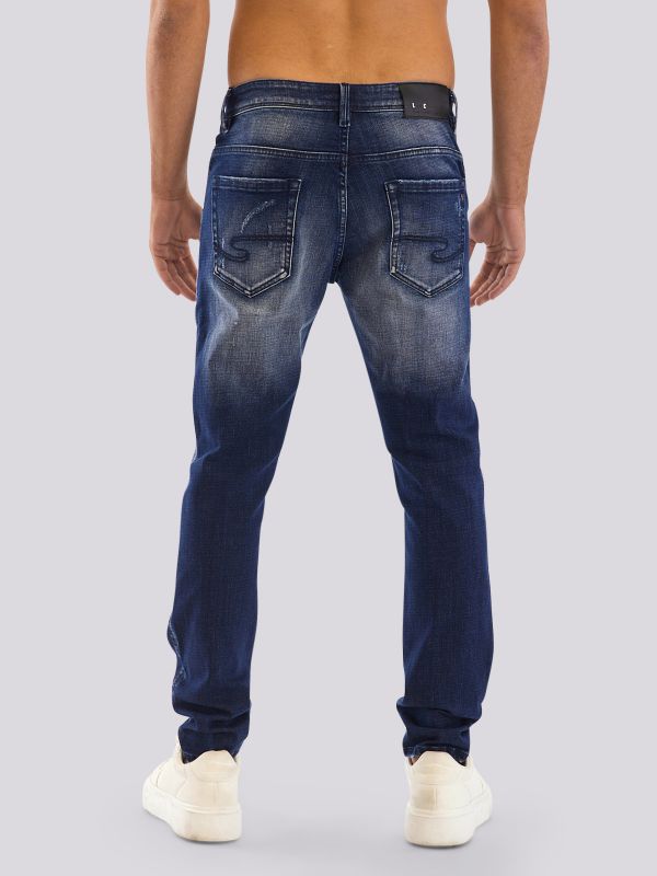 מכנסי ג?ינס SLIM MARTIN בסטייל צר ומעודכן לגברים