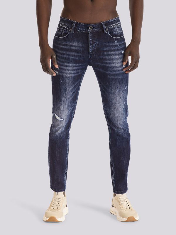 מכנסי ג?ינס SLIM MARTIN בסטייל צר ומעודן לגברים