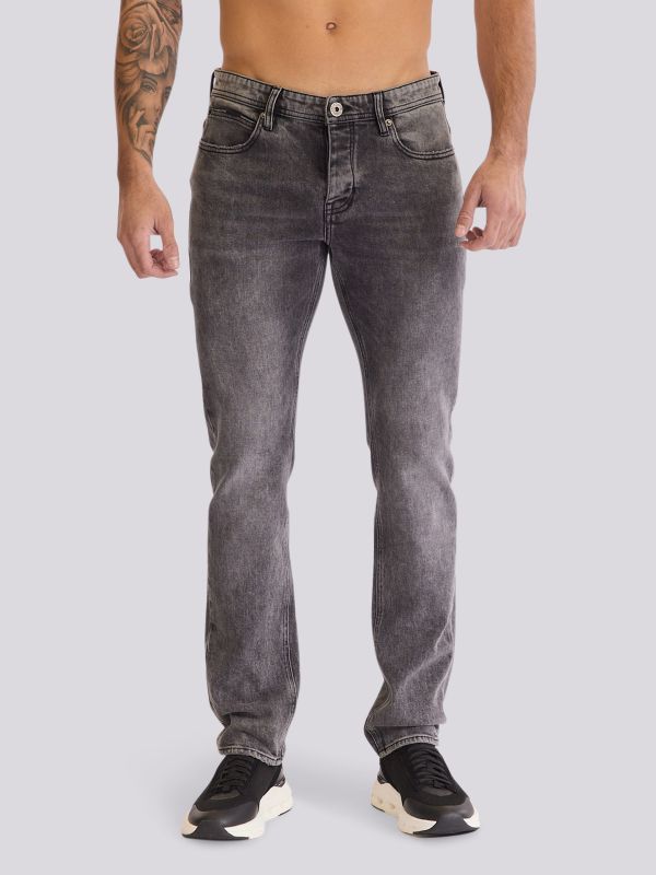 מכנסי ג?ינס MID ROOK בגזרה רגילה ובגוון ביניים לגברים