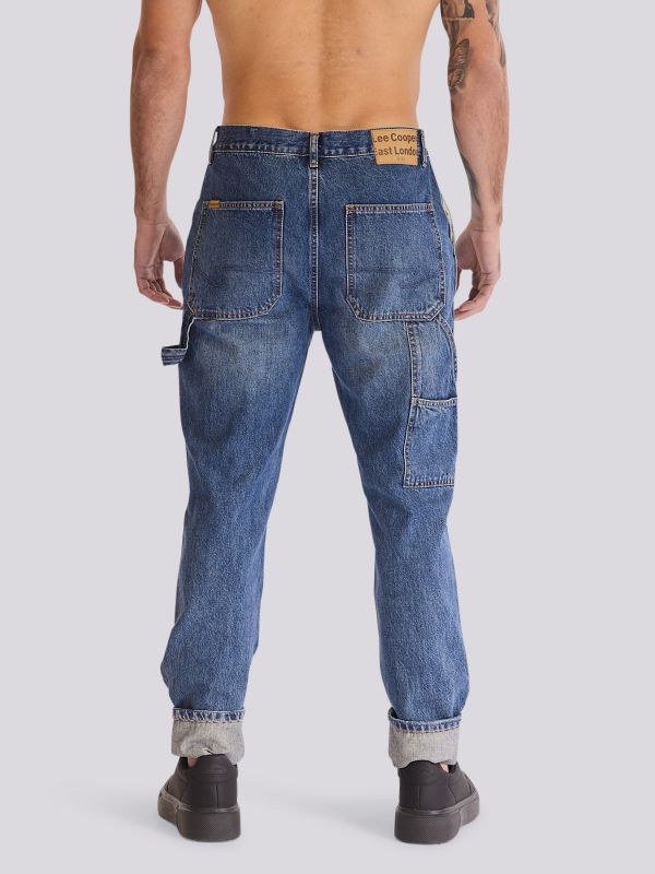 מכנסי ג?ינס CARPENTER FASHION בסגנון עבודה אופנתי לגברים
