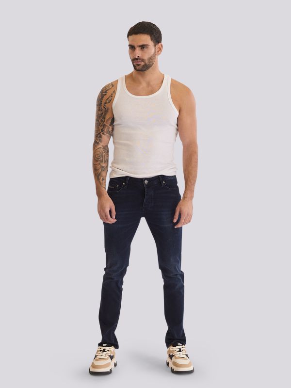 מכנסי ג?ינס ROOK בגזרה רגילה ונינוחה לגברים