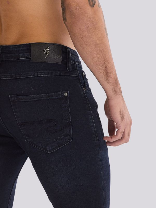 מכנסי ג?ינס ROOK בגזרה רגילה ונינוחה לגברים