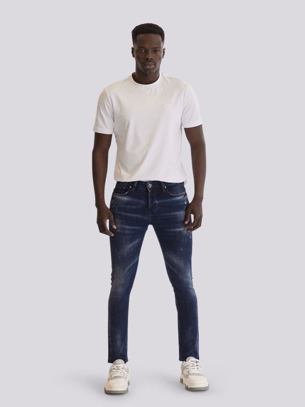 מכנסי ג?ינס MARTIN במראה דנים שטוף לגברים