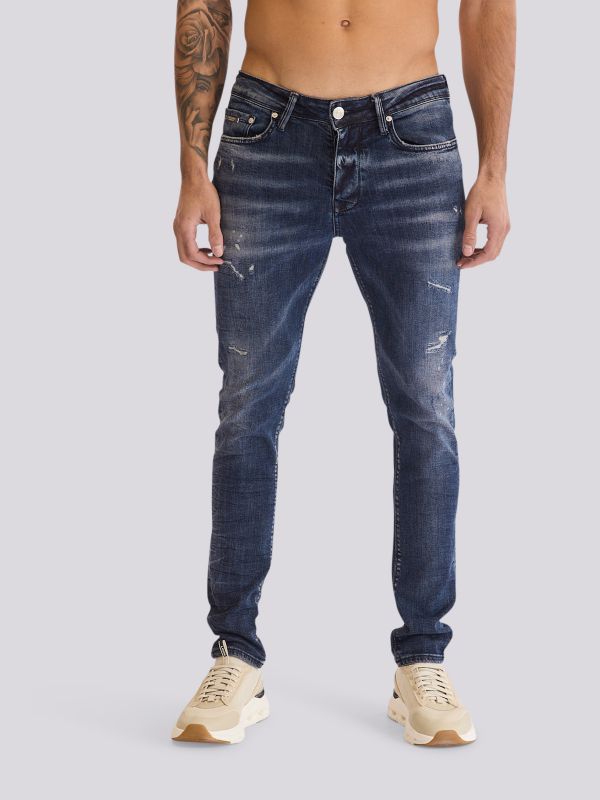 מכנסי ג?ינס MARTIN בגוון כחול עמוק וקלאסי לגברים