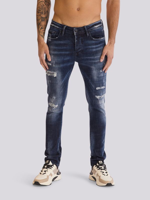 מכנסי ג?ינס MARTIN בגזרה ישרה וקלאסית לגברים