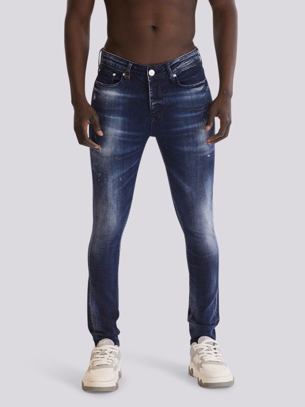 מכנסי ג?ינס SLIM MARTIN בגוון כחול עמוק וגזרה צרה לגברים