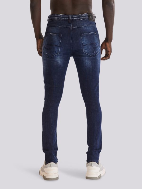 מכנסי ג?ינס SLIM MARTIN בגוון כחול עמוק וגזרה צרה לגברים