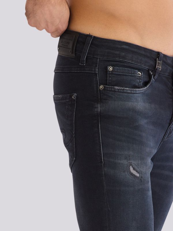 מכנסי ג?ינס SLIM MARTIN בגזרה צמודה וגמישות מרבית לגברים