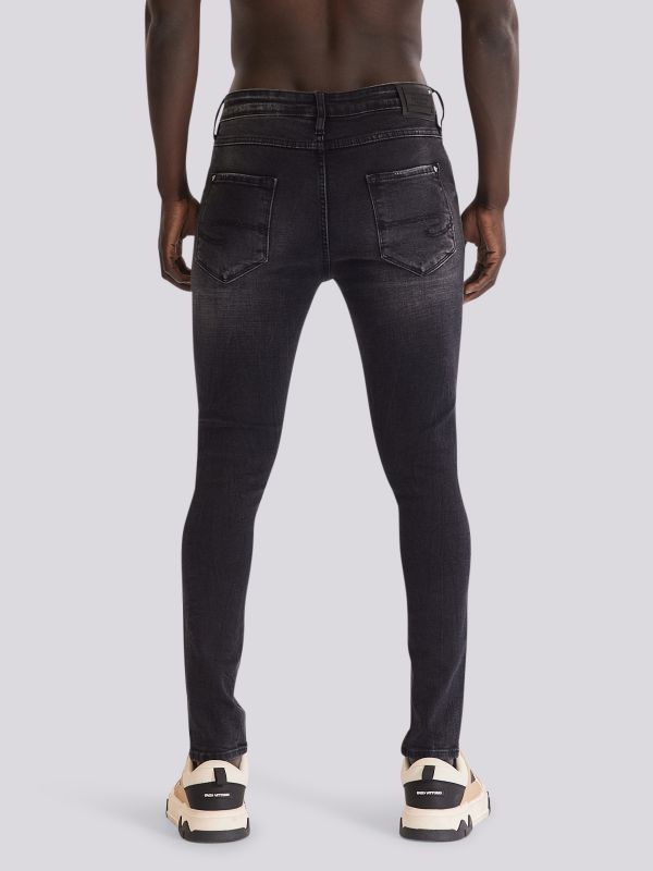 מכנסי ג?ינס SLIM MARTIN בגזרה צרה ומחטבת לגברים