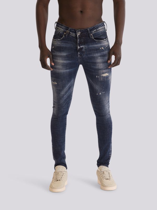 מכנסי ג?ינס SLIM MARTIN בגוון כחול עמוק וגזרה צרה לגברים