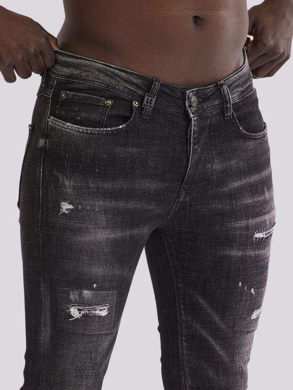 מכנסי ג?ינס SLIM MARTIN בסטייל אורבני וגוון ורסטילי לגברים