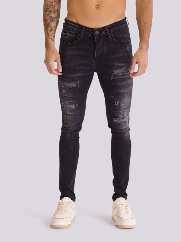 מכנסי ג?ינס SLIM MARTIN בגזרה צמודה וגמישות מרבית לגברים