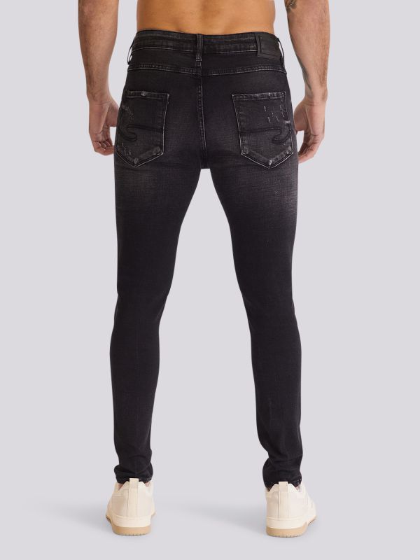 מכנסי ג?ינס SLIM MARTIN בגזרה צמודה וגמישות מרבית לגברים