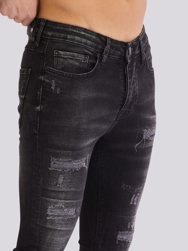 מכנסי ג?ינס SLIM MARTIN בגזרה צמודה וגמישות מרבית לגברים