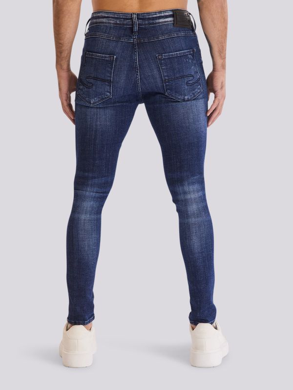 מכנסי ג?ינס SLIM MARTIN בגזרה צרה ומחטבת לגברים