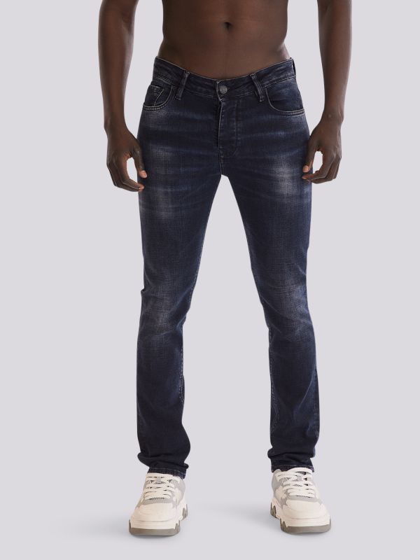 מכנסי ג?ינס ROOK בגזרה רגילה ונינוחה לגברים