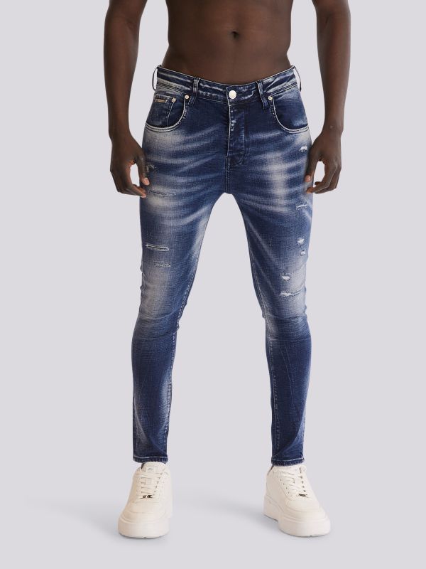 מכנסי ג?ינס LT.BLU COLIN בגזרה מודרנית ובגוון כחול בהיר לגבר