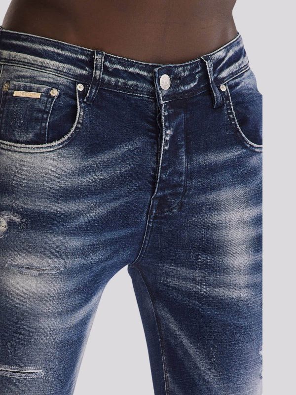 מכנסי ג?ינס LT.BLU COLIN בגזרה מודרנית ובגוון כחול בהיר לגבר