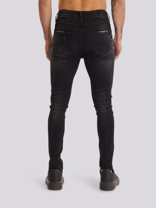 מכנסי ג?ינס SLIM MARTIN בגזרה צמודה ובמראה מודרני לגברים