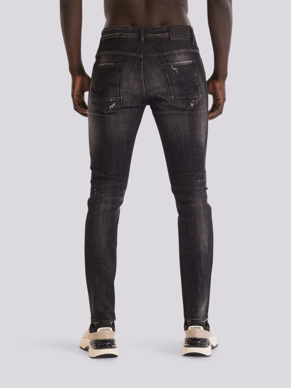 מכנסי ג?ינס SLIM MARTIN בגזרה צרה ומחטבת לגברים