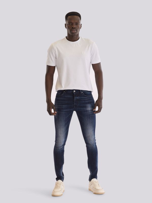 מכנסי ג?ינס SLIM MARTIN בסטייל צר ומעודכן לגברים
