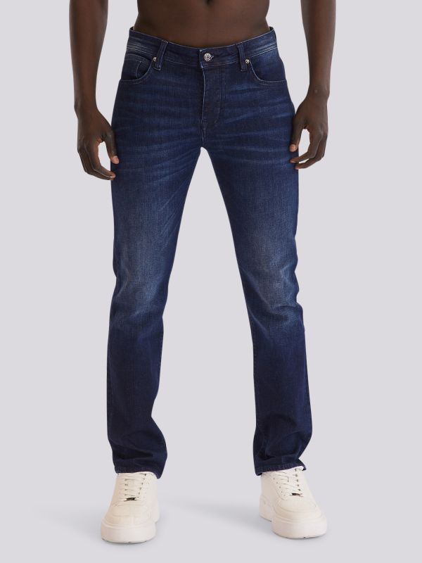 מכנסי ג?ינס ROOK בגזרה רגילה ונינוחה לגברים