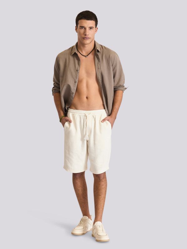 מכנסי ברמודה קלאסיים בסגנון אורבני לגברים