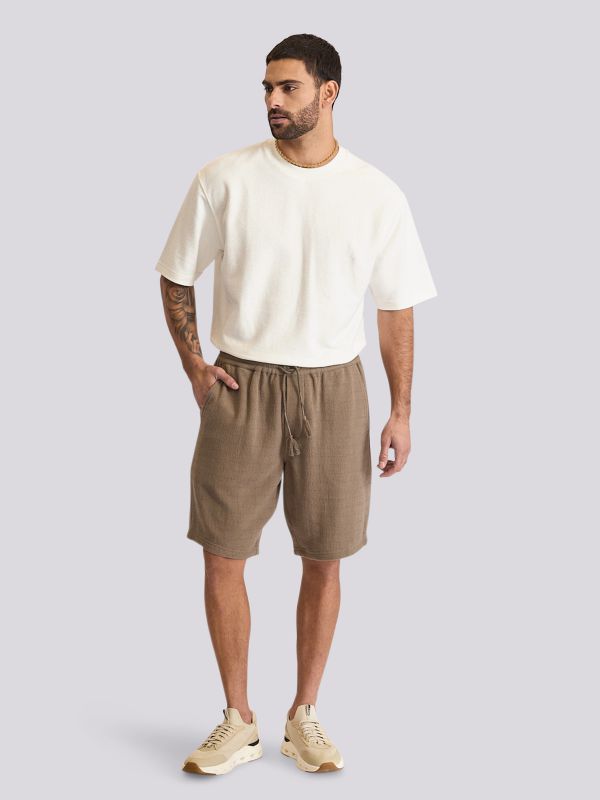 מכנסי ברמודה קלאסיים בסגנון אורבני לגברים