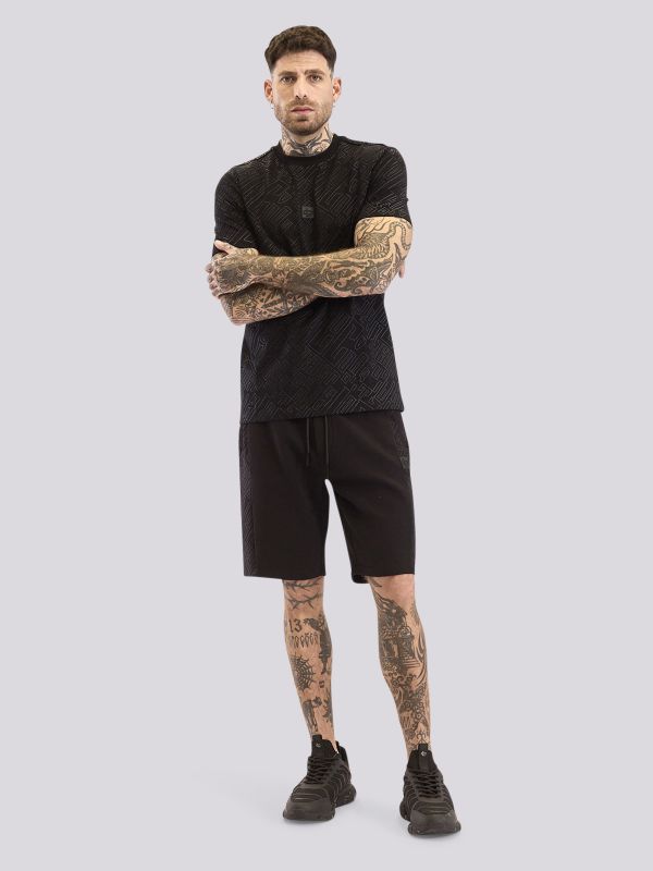 מכנסי ברמודה אינטרלוק לגברים