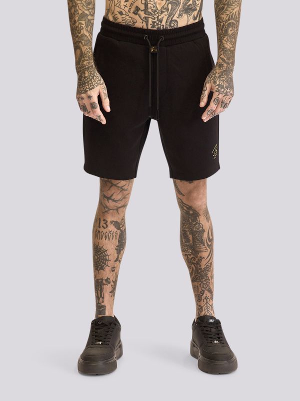 מכנסי ברמודה אינטרלוק בהדפס לגברים