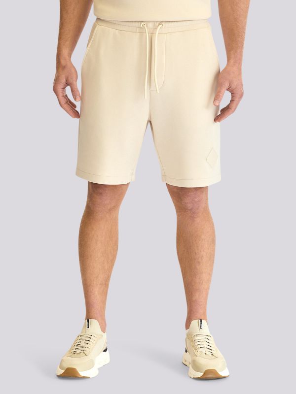 מכנסי ברמודה אינטרלוק בהדפס לגברים