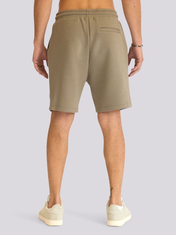 מכנסי ברמודה אינטרלוק בהדפס לגברים