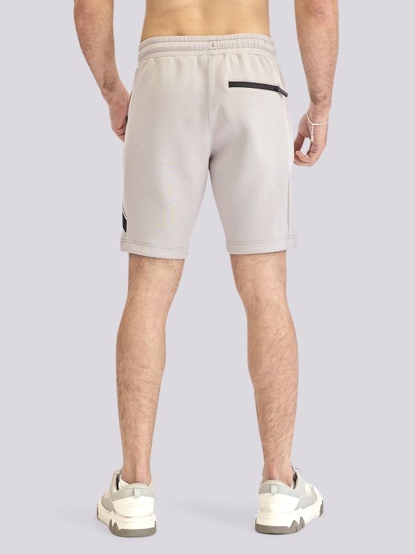 מכנסי ברמודה אינטרלוק בהדפס לגברים