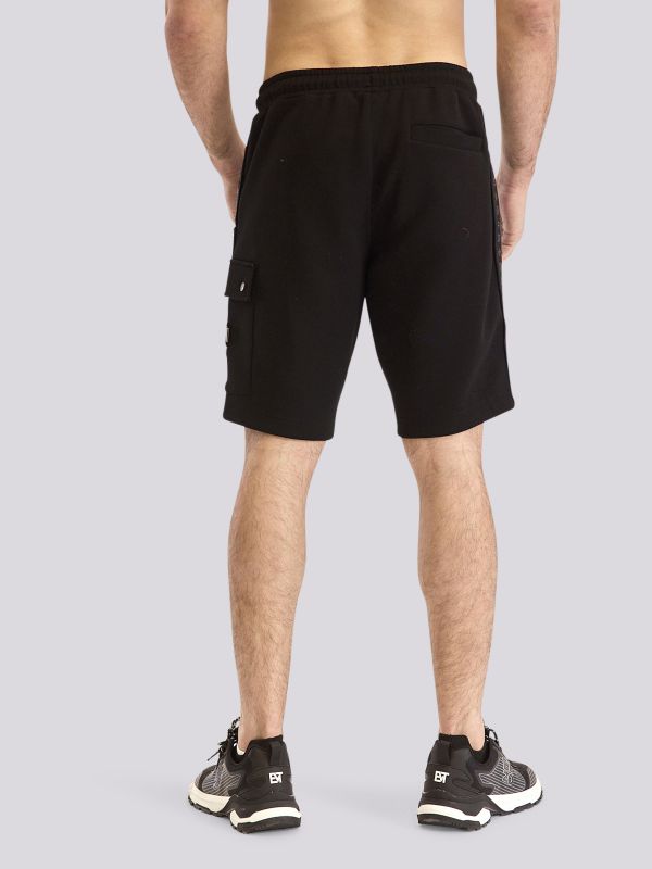 מכנסי ברמודה אינטרלוק בהדפס לגברים