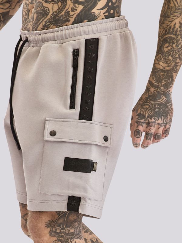 מכנסי ברמודה אינטרלוק בהדפס לגברים